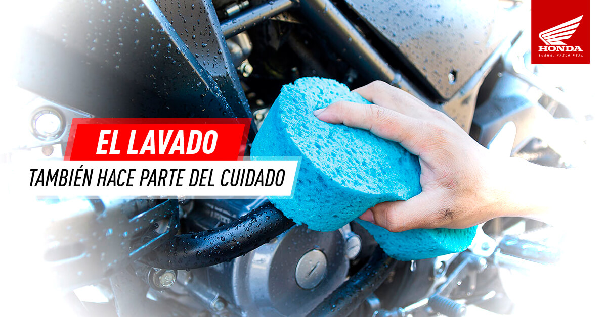 Lava tu moto en casa 